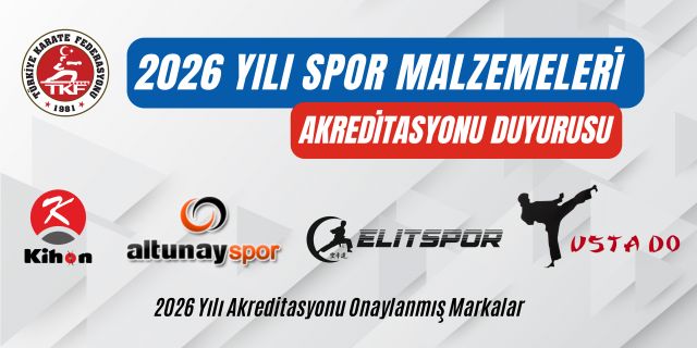 2026 YILI SPOR MALZEMELERİ AKREDİTASYONU DUYURUSU
